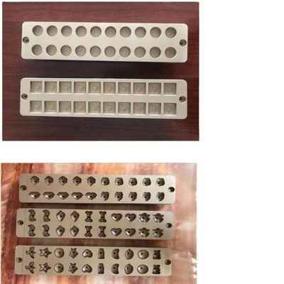 Linea di produzione automatica di caramelle gommose in acciaio inossidabile per le lecca-lecca a doppio colore