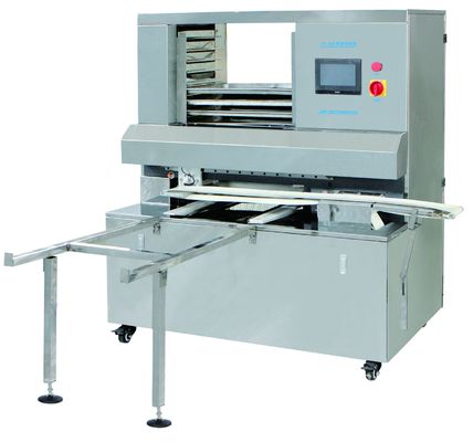 Linea di produzione di biscotti incrustati e modellati ad alta produttività con taglio a pizzo