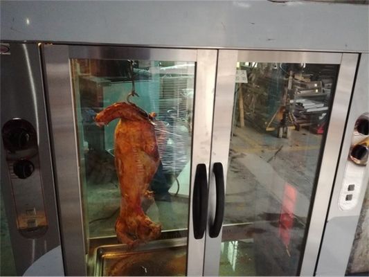Apparecchio di cucina di stile avanzato Gas a due lampadine rotisserie per pecore e maiali