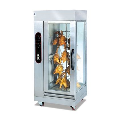 Apparecchio di cucina di stile avanzato Gas a due lampadine rotisserie per pecore e maiali