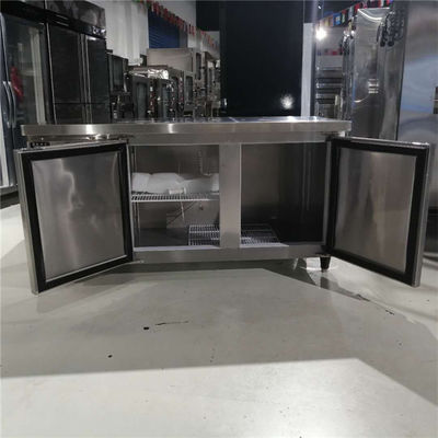 50-300L Capacità Acciaio inossidabile 4 cassetti Freezer Armadio Tavolo di lavoro Contatore Top 110V