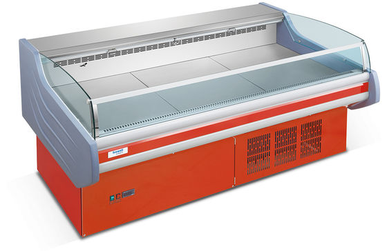 Acciaio inossidabile 201 Materiale Deli Cooler per la refrigerazione dei display di carne dei supermercati