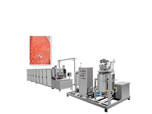 70KW Industrial Automatic Candy Making Machine Linea di produzione per 300kg/h di orso lollipop