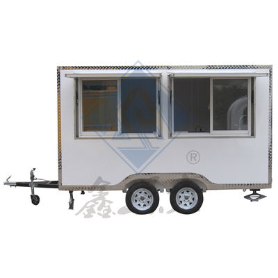 Camionetto per il servizio alimentare per panifici 350CM Single/Double Axles Mobile Hot Dog Coffee Truck