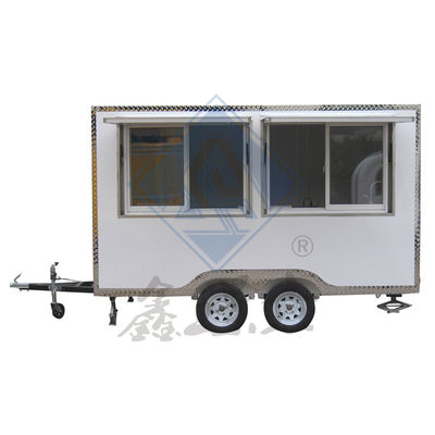 Camionetto per il servizio alimentare per panifici 350CM Single/Double Axles Mobile Hot Dog Coffee Truck