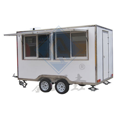 Camionetto per il servizio alimentare per panifici 350CM Single/Double Axles Mobile Hot Dog Coffee Truck