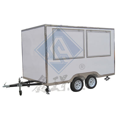 Camionetto per il servizio alimentare per panifici 350CM Single/Double Axles Mobile Hot Dog Coffee Truck
