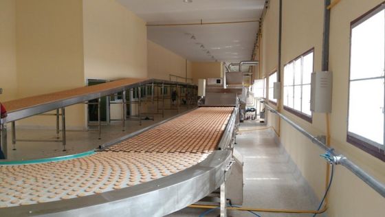Forno per biscotti a tunnel multifunzionale ad alta produzione con acciaio inossidabile 304