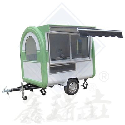 Camionino alimentare mobile a singolo asse da 250 cm con carrello del rivenditore alimentare