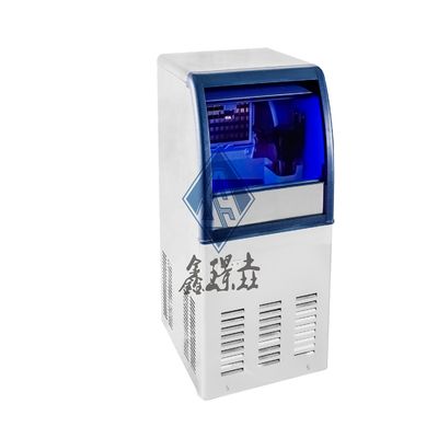 Macchina commerciale per la fabbricazione di cubetti di ghiaccio 140P da 63 kg/giorno con capacità di stoccaggio di 500 kg