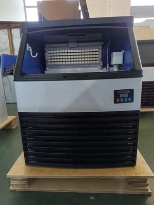 Macchina commerciale per la fabbricazione di cubetti di ghiaccio 140P da 63 kg/giorno con capacità di stoccaggio di 500 kg