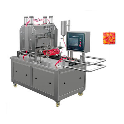 220V Voltage 500kgs Gummy Candy Depositing Machine per una produzione facile e veloce