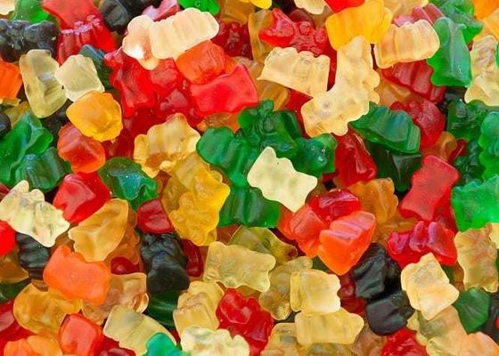 150-600 kg/h Soft Bear Candy Jelly Gummy Making Machine con materiale in acciaio inox