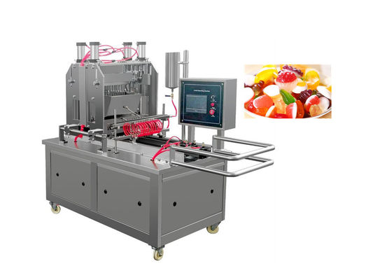 Materiale grezzo Gelatina 220V Automatica Lollipop Toffee Candy Making Machine a Shanghai