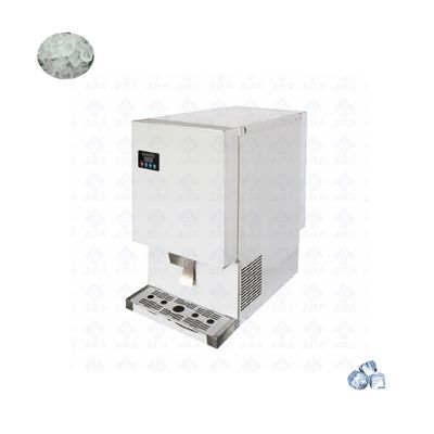 Fabbricante di ghiaccio commerciale da 40 kg con capacità di stoccaggio di ghiaccio da 200 kg e facile utilizzo