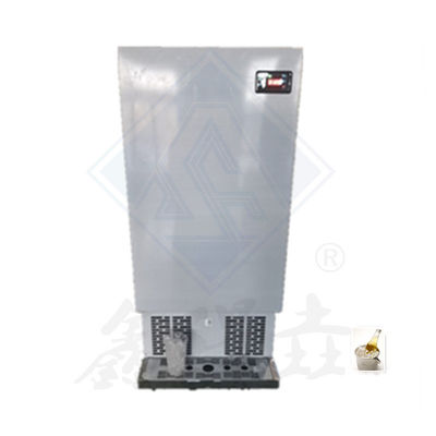 Capacità di stoccaggio di ghiaccio da 200 kg Piccola macchina per la fabbricazione di ghiaccio a cubo raffreddato ad aria per il vostro business