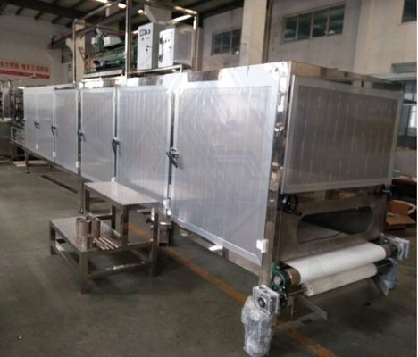 Linea di produzione di forno a tunnel ad alta produzione per la produzione di biscotti multifunzionali