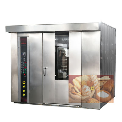 Forno rotativo a gas elettrico per la cottura di 68 vassoi di biscotti torte e pane