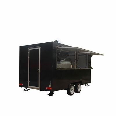 Outdoor Street Vending 400CM Single/Double Axles Food Truck mobile con design bello