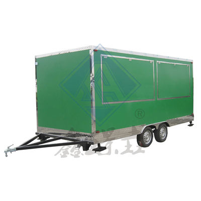 Camionetto alimentare mobile industriale da 450 cm con un bel design e attrezzature di cottura personalizzate da 3 kW