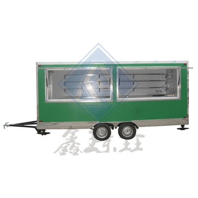 Camionetto alimentare mobile industriale da 450 cm con un bel design e attrezzature di cottura personalizzate da 3 kW