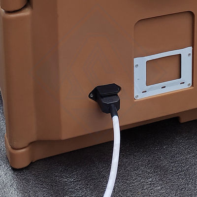 Scatola isolante a stampaggio rotazionale senza piastre per ristorazione