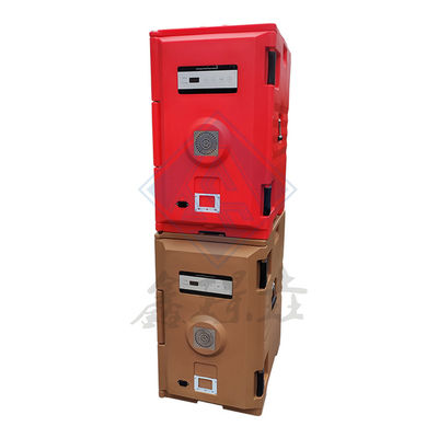 53x33.5x51cm Dimensione interna LLDPE Food Grade Plastic Heat Electric Warmer Food Box con schiuma PU