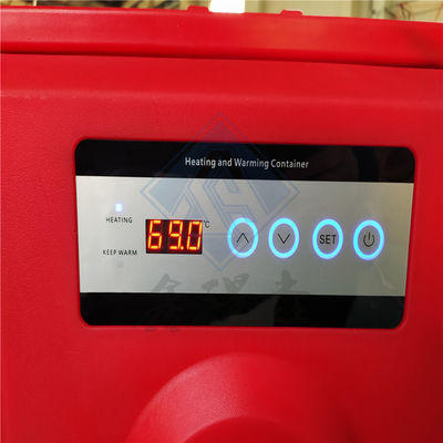 53x33.5x51cm Dimensione interna LLDPE Food Grade Plastic Heat Electric Warmer Food Box con schiuma PU