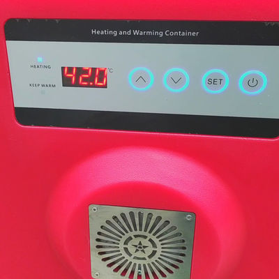 Casella elettrica di riscaldamento per ristorazione e consegna dei ristoranti Casella termica impermeabile 22 kg 90L