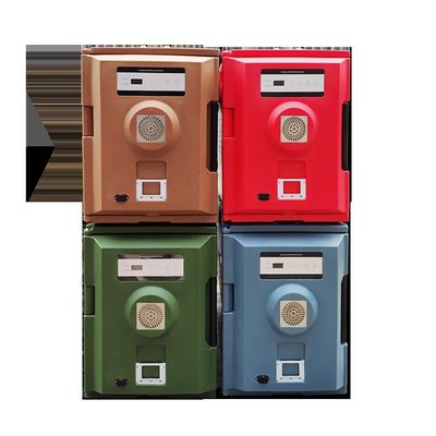 Casella elettrica di riscaldamento per ristorazione e consegna dei ristoranti Casella termica impermeabile 22 kg 90L