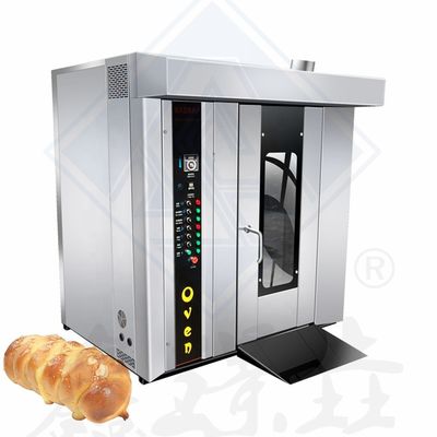 Macchina da forno rotativa a un passo 32 vassoi elettrici biscotto torta pane forno rotativo automatico