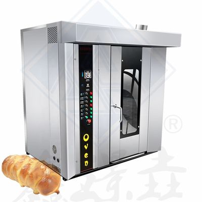 Macchina da forno rotativa a un passo 32 vassoi elettrici biscotto torta pane forno rotativo automatico