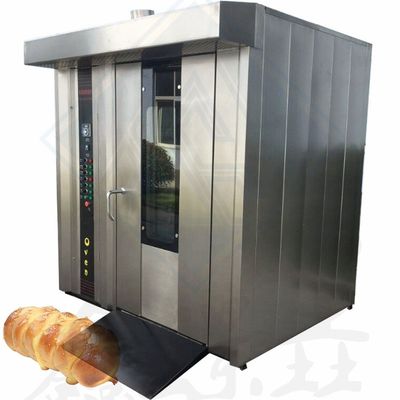 Macchina da forno rotativa a un passo 32 vassoi elettrici biscotto torta pane forno rotativo automatico