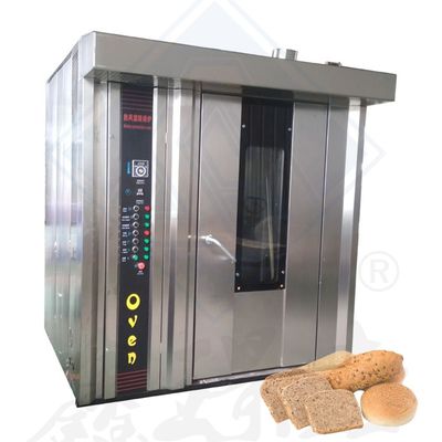 16/32/64 vassoi Capacità elettrica biscotto torta e pane forno rotativo automatico con buona