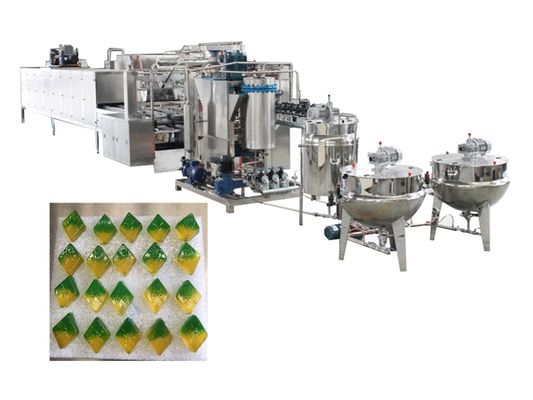 Macchina di deposizione di caramelle da 150 kg/h per la produzione industriale di caramelle da orso e di lecca-lecca