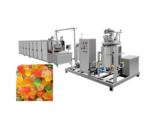 Linea di produzione industriale di caramelle per orsi e caramelle per orsi e caramelle macchina automatica
