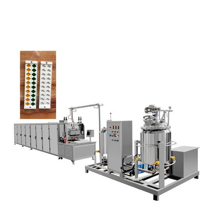 150 kg/h Linea di produzione di caramelle da orso Lollipop Macchina automatica ad alta produzione