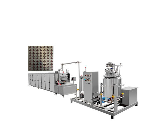 150 kg/h Linea di produzione di caramelle da orso Lollipop Macchina automatica ad alta produzione