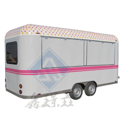 Cartino alimentare mobile all'aperto con modello rotondo industriale e colore personalizzato