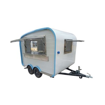 Materiale grezzo Latte Snack Food Maker Sandwich commerciale gelato Mobile Food Truck Trailer