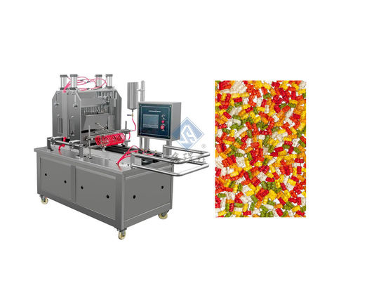 Shanghai 50 kg/h Lollipop Toffee Jelly Gummy Bear Candy Making Machine per la vendita al dettaglio