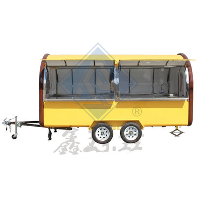 5M Double Axle Nice Design Food Snack Truck Industrial Round Model Mobile