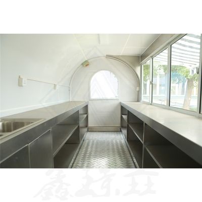 Nice Design Mobile Customized Industrial Round Model Mobile Hot Dog Caffè Food Truck