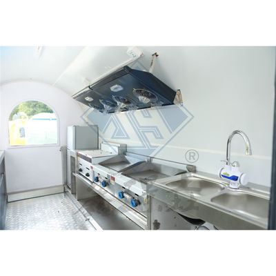 300*160*230 cm Acciaio galvanizzato doppio asse Mobile di design bello con camion alimentare a baldacchino