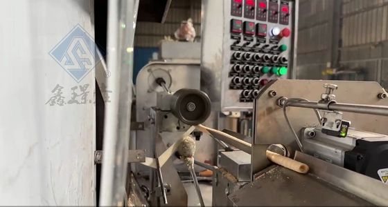 45kw Consumo di energia elettrica Wafer Biscuit Snack Making Machines Full Automatic 50kg/h