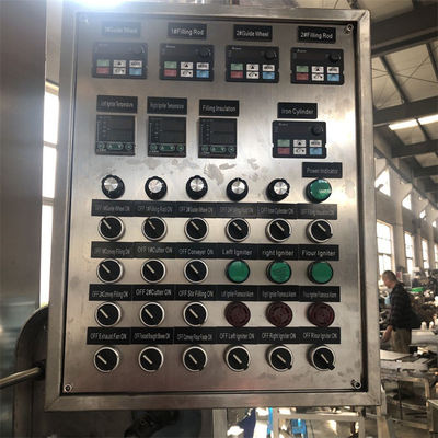 45kw Consumo di energia elettrica Wafer Biscuit Snack Making Machines Full Automatic 50kg/h