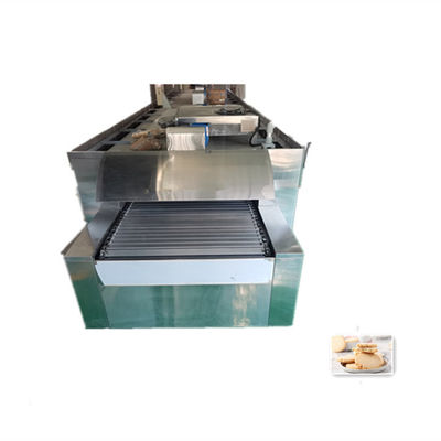 Forno a gas 380V pane tostato biscotti automaticamente cupcake forno elettrico tunnel 7/8/10m