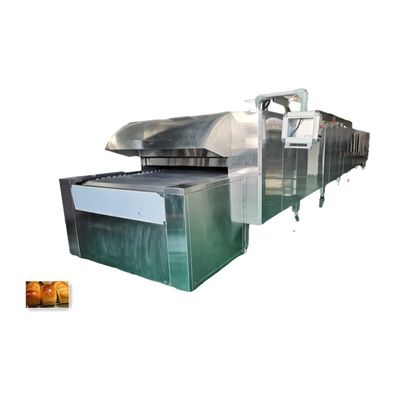 Forno a gas 380V pane tostato biscotti automaticamente cupcake forno elettrico tunnel 7/8/10m