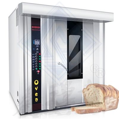 Forno rotativo a 32 vassoi multifunzione con carrello resistente alle alte temperature