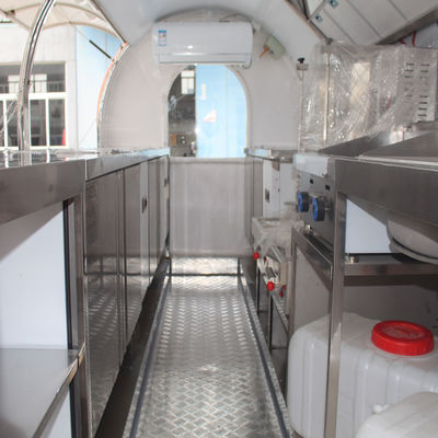 Mobile Ice Cream e Hot Dog Dining Fast Food Cart per snack personalizzati